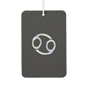 Chrome like Cancer Zodiac Symbol auf Schlangenstil Autolufterfrischer