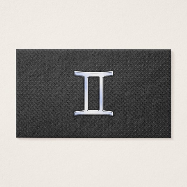 Chrome like Gemini Zodiac Sign (Vorderseite)