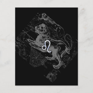 Chrome Like Leo Sternbildkarte Hevelius Flyer