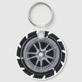 Chrome Mag Wheel Schlüsselanhänger