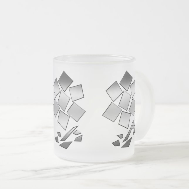 Chrome Mattglastasse (VorderseiteRechts)