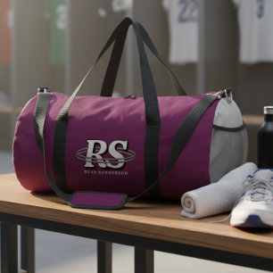 Chrome-Orbit-Monogramm Anfangsbuchstaben in jeder Duffle Bag