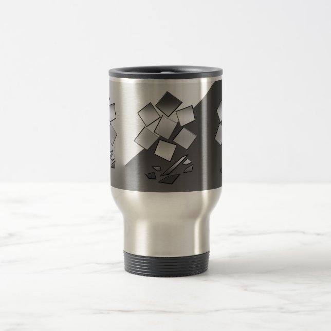 Chrome Reisebecher (Mittel)