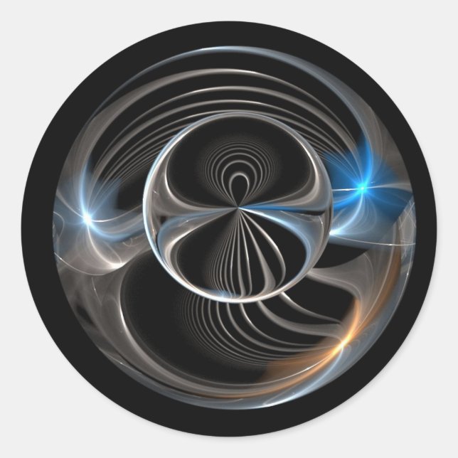 CHROME RUNDER AUFKLEBER (Vorderseite)