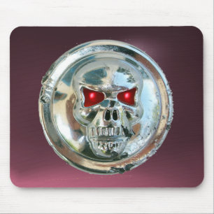 CHROME SKULL , Lila Amethyst Mousepad
