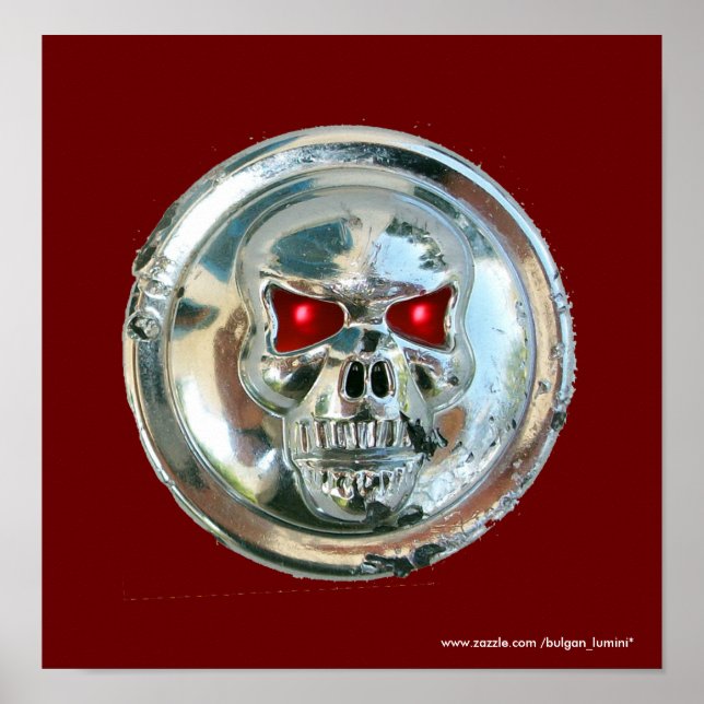 CHROME SKULL POSTER (Vorne)