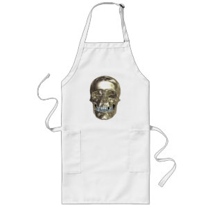 Chrome Skull-Schürze Lange Schürze
