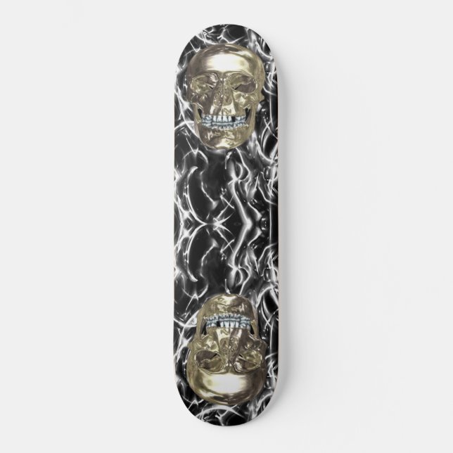 Chrome Skuls Skateboard (Recto)
