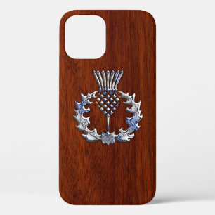 Chrome und Mahogany Wood Styles Scottish Thistle title_seo2