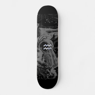 Chrome wie Aquarius Sign auf Hevelius Map Skateboard