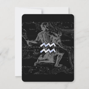Chrome wie Aquarius Zodiac-Zeichen auf Hevelius