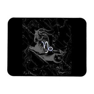 Chrome wie Capricorn Zodiac Sign auf Hevelius Magnet