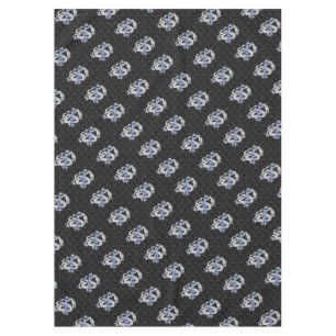 Chrome wie Dragon auf Black Snake Skin Print Tischdecke