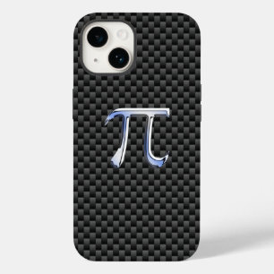 Chrome wie Pi-Symbol auf Kohlenstofffaser Case-Mate iPhone 14 Hülle
