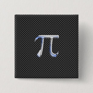 Chrome wie Pi-Symbol im Carbon Fibre Style Button