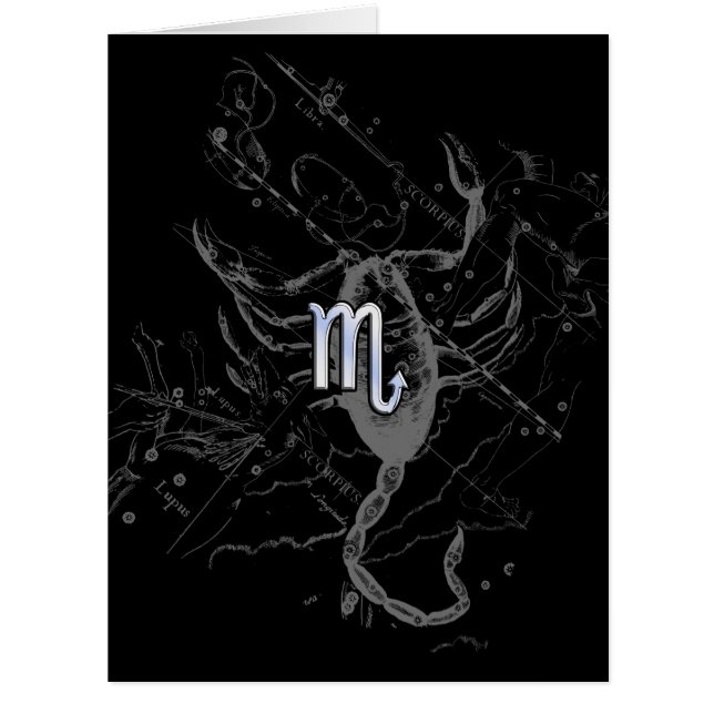 Chrome wie Scorpio Zodiac Sign auf Hevelius 1690 (Vorderseite)