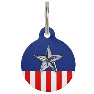 Chrome wie Silver Star Festive Patriotic Colors Tiermarke