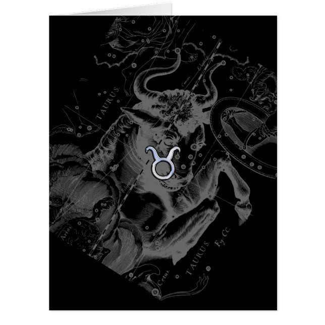 Chrome wie Taurus-Zeichen auf Hevelius (Vorderseite)