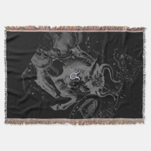 Chrome wie Taurus Zodiac Sign auf Hevelius Black Decke