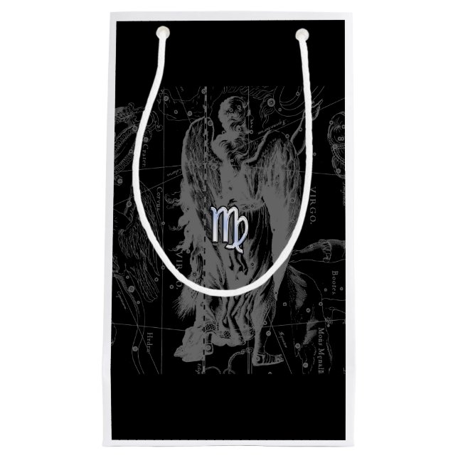 Chrome wie Virgo Zodiac Sign auf Hevelius Kleine Geschenktüte (Vorderseite)