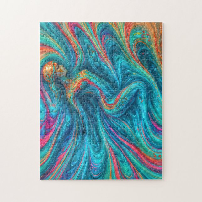 "Chromisca" - Fluid Enchantress Portrait (Vertikal)