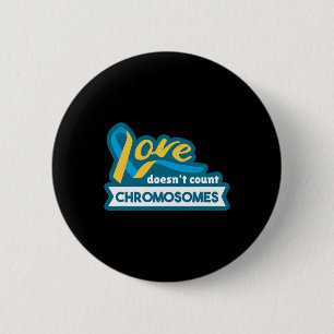 Chromosom World Down Syndrome Awareness Day Button