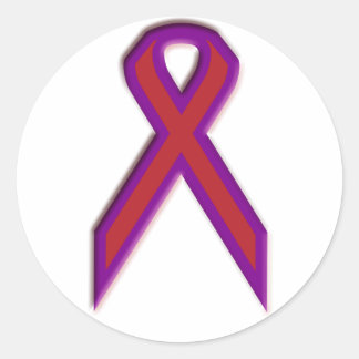 Chronic Migräne Awareness Ribbon - Aufkleber