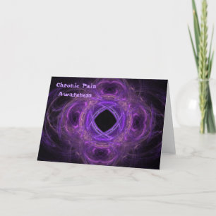 Chronic Pain  Awareness Fractal Karte
