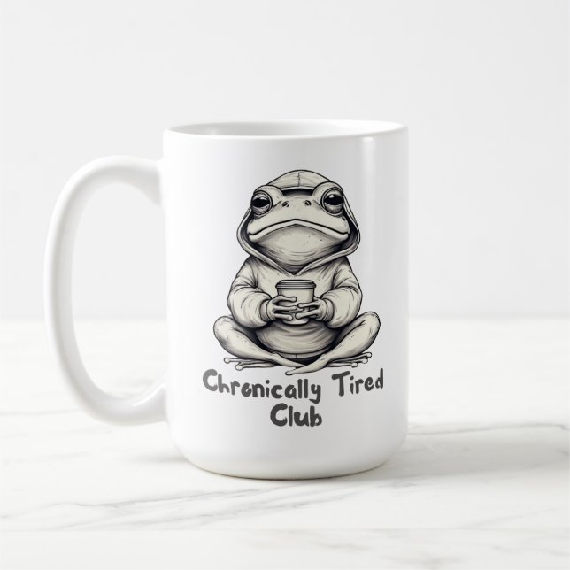 Chronically Tired Club Frog cups –  Coffee Frog Kaffeetasse (Links)