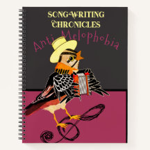 Chroniken zum Song schreiben | Journal Notebook