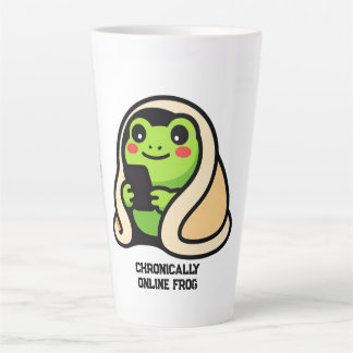 chronisch online Frosch Lustiges Meme Milchtasse