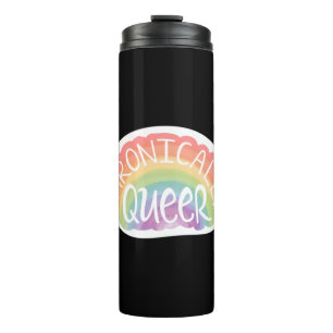 Chronisch Queer Aufkleber Thermosbecher