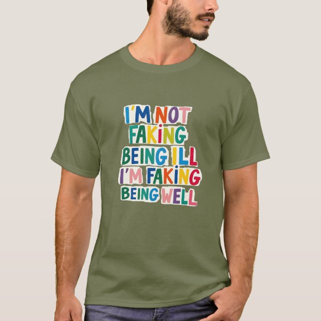 Chronische Erkrankungen, Abschlag für unsichtbare  T-Shirt (Vorderseite)