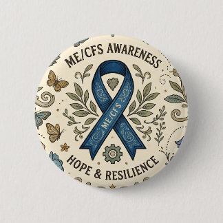 Chronische Fatigue ME/CFS-Kriegerin Button