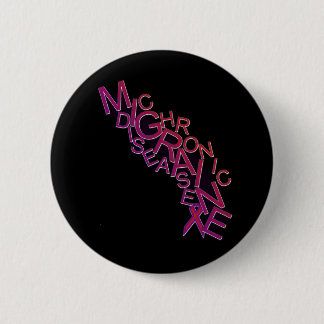 Chronische Migräne-Krankheit - Wort-Jagd - Knopf Button