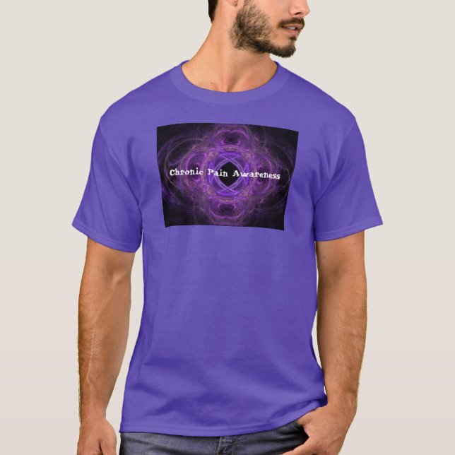 Chronisches Schmerz-Bewusstseins-Fraktal T-Shirt (Vorderseite)