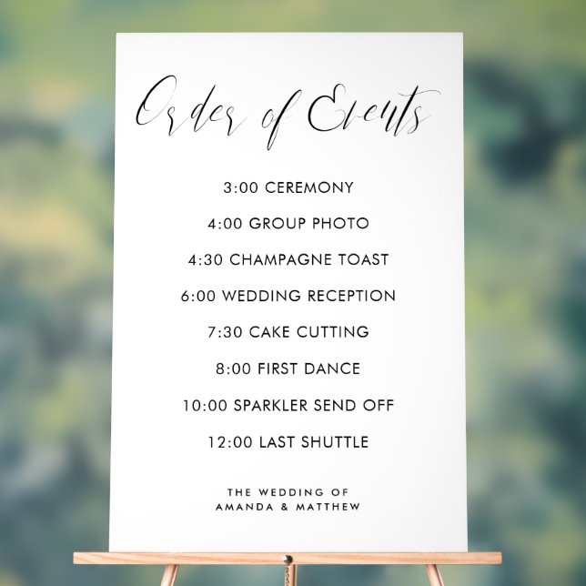Chronologie Mariage de l'ordre de calligraphie des (Neutre)