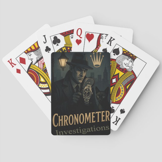 Chronometer Investigations Playing Cards Spielkarten (Rückseite)