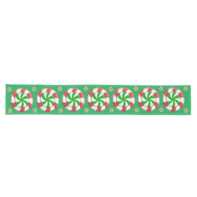 Chrstmas Candy Großer Tischläufer (Horizontal)