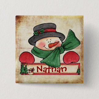 Chrtimstas Strumpf-Aufkleberknopf Button