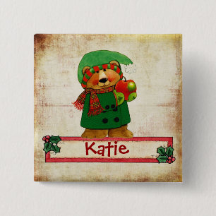 Chrtimstas Strumpf-Aufkleberknopf Button