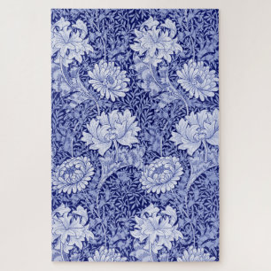 Chrysantheme Blau, William Morris