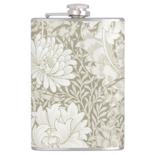 Chrysantheme Elfenbein, William Morris Flachmann