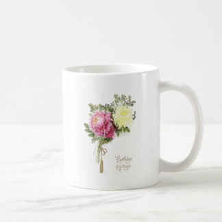 Chrysantheme-Geburtstag Kaffeetasse