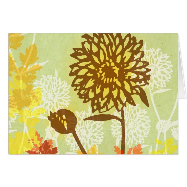 Chrysanthème graphique (Devant horizontal)