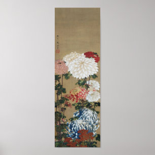 Chrysantheme, Hokusai Poster
