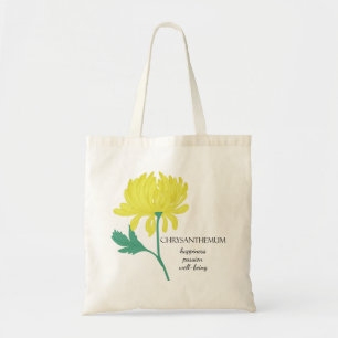 Chrysanthème Novembre Mois de naissance Sac à fleu