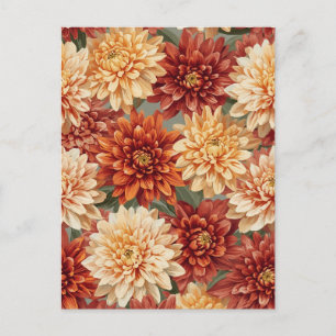 Chrysantheme Postkarte