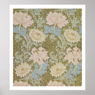"Chrysantheme" Tapete, 1876 (Tapete) Poster