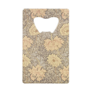 "Chrysantheme" Tapetenentwurf, 1876 Kreditkarten Flaschenöffner